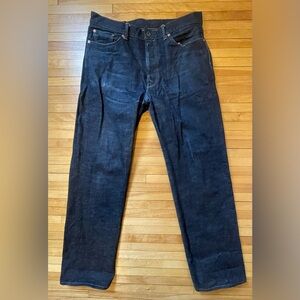 Men’s Non-Stock Mfg. Co. Raw 15 oz. Selvedge Jeans (36x33)
